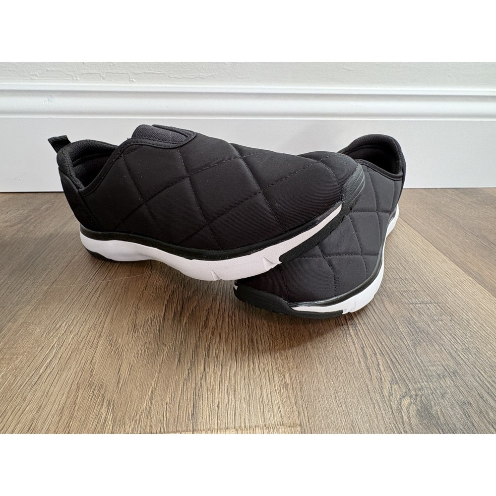 VERA BRADLEY Quilted Black VB Cloud 2 Mile Slip-On Shoes Sneakers Women's 7